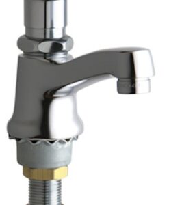 Chicago Faucet 333-SLOE12PSHABCP Single Hole Metering Faucet Cat. No. 9CF1233